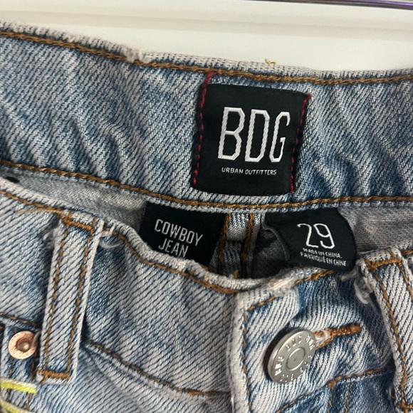 BDG EUC light blue patchwork jeans, size 28 - Picture 2 of 3